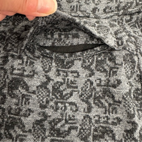 IBEX Black Gray Lightweight Zque Merino Wool Washable Mini Skirt S - Picture 4 of 9